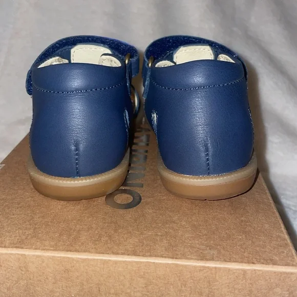NWT NATURINO QUARZO Leather sandals with strap in Blue - Picture 11 of 15
